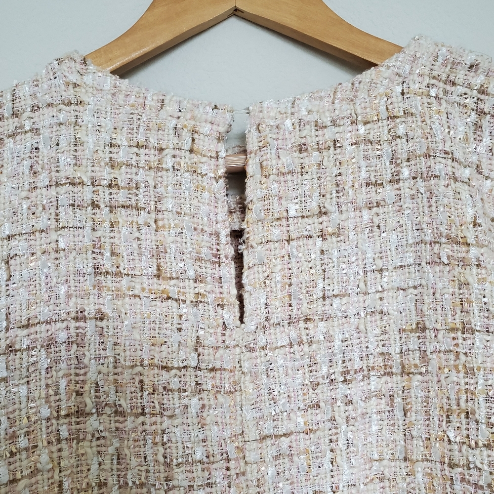 🎈SOLD 🎈Zara Tweed Top with Faux Pearl Details - Picture 12 of 12
